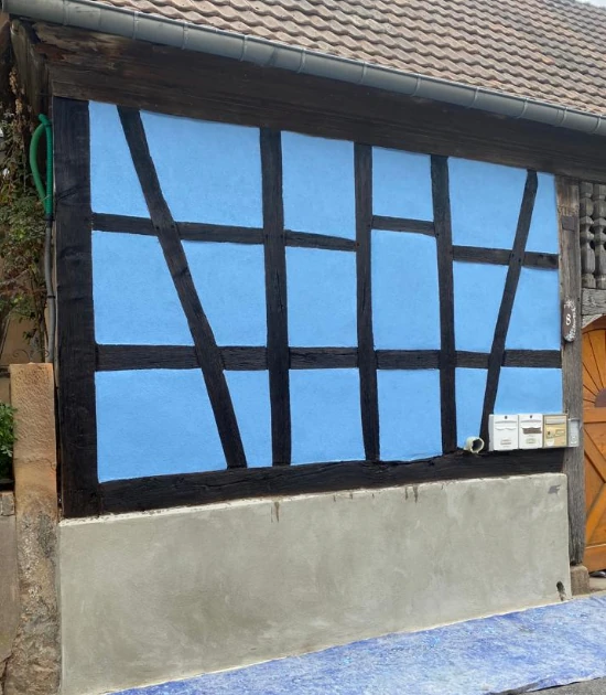 rénovation façade colombages extérieurs