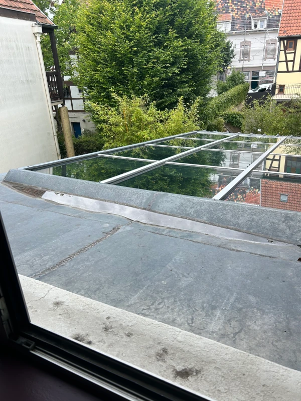 toiture joint debout avant